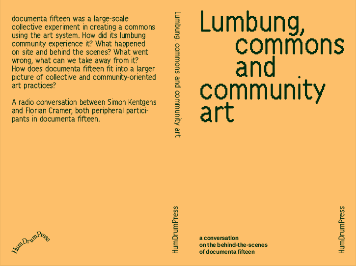 Lumbung, commons and community art (book cover)